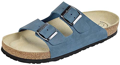 Wörishofener Fußform Weeger-Bio-Pantolette Ozean Gr. 37 von Weeger
