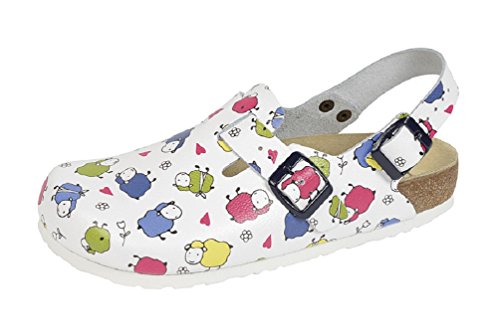Weeger-Clog m. Fersenriemen weissSchaf Gr. 38 von Weeger