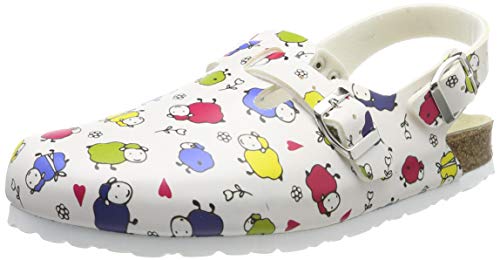 Weeger-Clog m. Fersenriemen weissSchaf Gr. 40 von Weeger