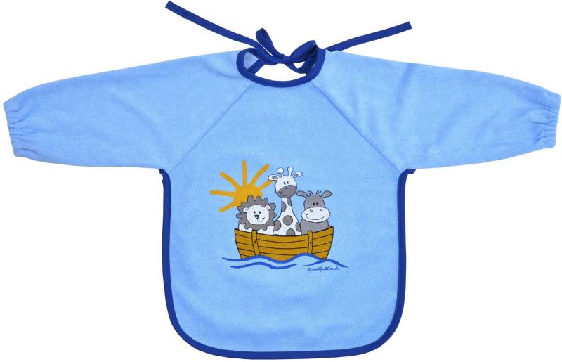 Wörner Lätzchen "Arche hellblau Ärmellätz beschichtet" 1 Stk. tlg. mit Ärmeln, beschichtet, schützt vor durchnässen von Wörner