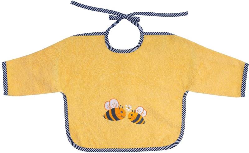 Wörner Lätzchen "Bienen Ärmellätzchen" 1 Stk. tlg. mit Ärmeln, maschinenwaschbar, trocknergeeignet von Wörner