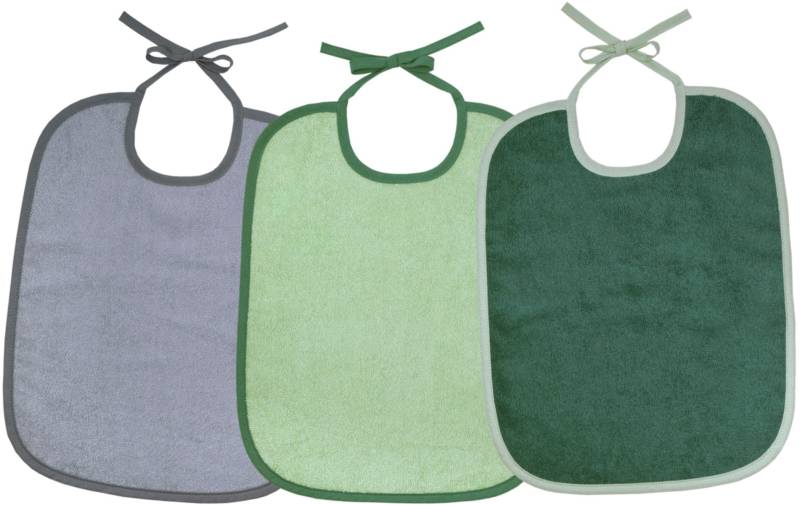 Wörner Lätzchen "Bindelätzchen 3er Pack 32x40 cm" 3 Stk. tlg. maschinenwaschbar, trocknergeeignet von Wörner