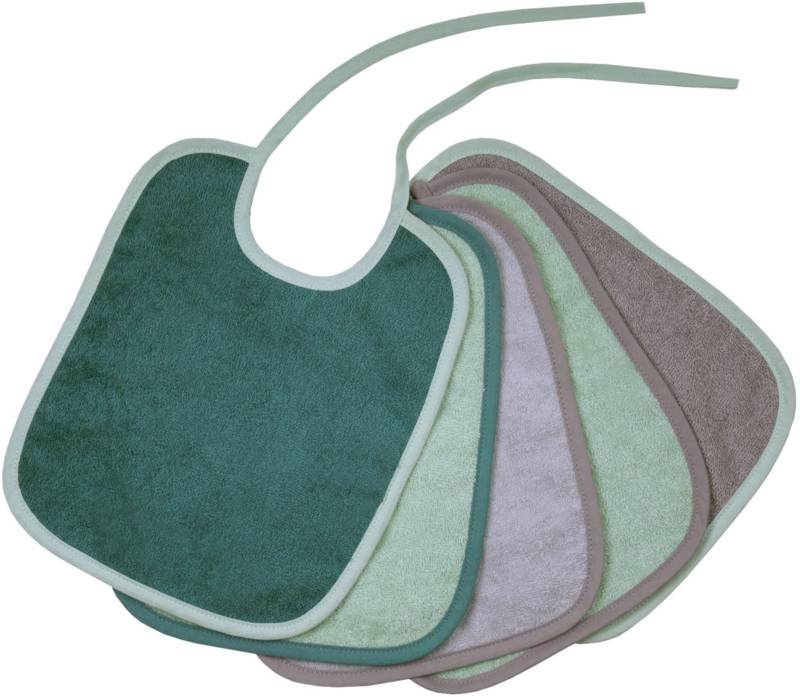 Wörner Lätzchen "Bindelätzchen 5er Pack 25x30 cm" 5 Stk. tlg. großes Set, maschinenwaschbar, trocknergeeignet von Wörner