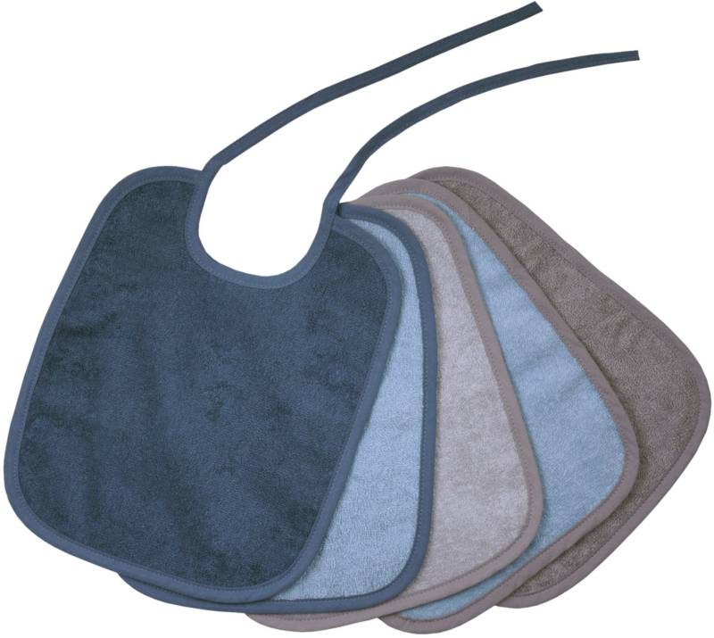 Wörner Lätzchen "Bindelätzchen 5er Pack 25x30 cm" 5 Stk. tlg. großes Set, maschinenwaschbar, trocknergeeignet von Wörner