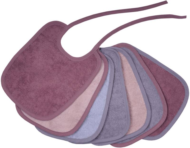 Wörner Lätzchen "Bindelätzchen 7er Pack 20x25 cm" 7 Stk. tlg. großes Set, maschinenwaschbar, trocknergeeignet von Wörner