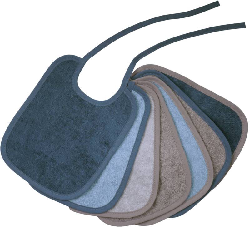 Wörner Lätzchen "Bindelätzchen 7er Pack 20x25 cm" 7 Stk. tlg. großes Set, maschinenwaschbar, trocknergeeignet von Wörner