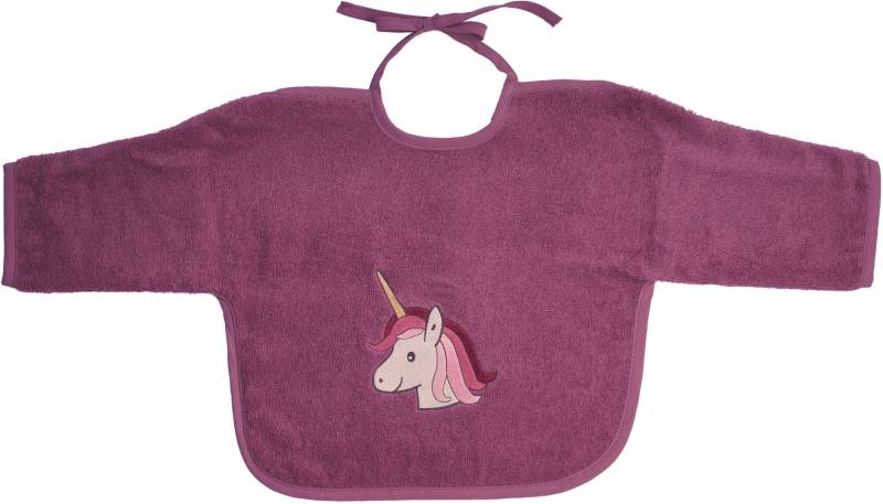 Wörner Lätzchen "Einhorn Ärmellätzchen" 1 Stk. tlg. mit Ärmeln, maschinenwaschbar, trocknergeeignet von Wörner