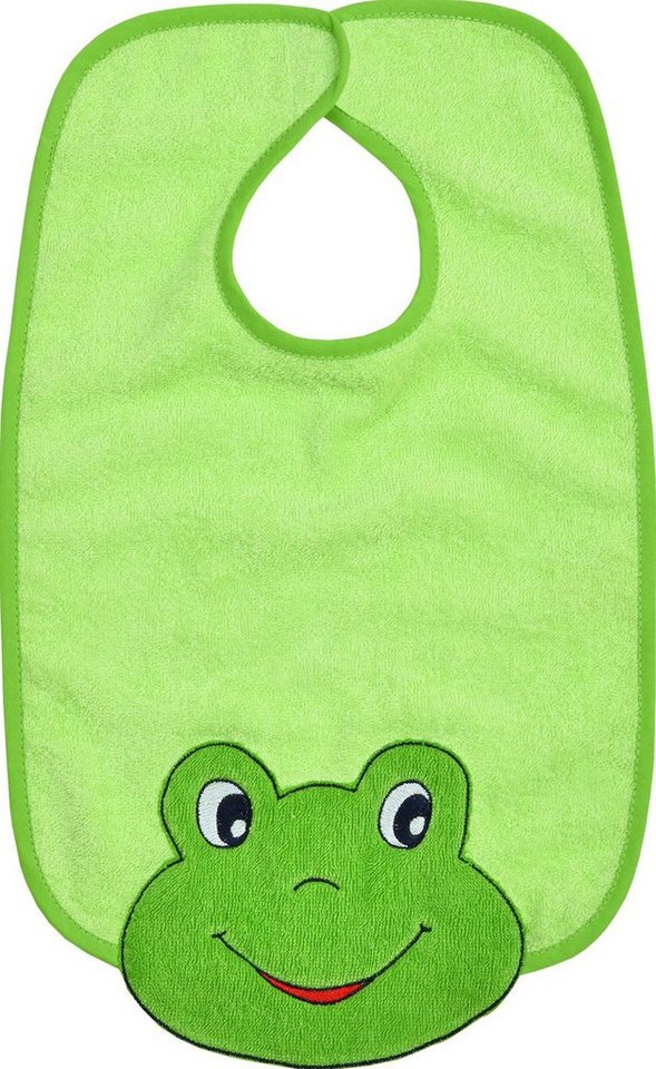 Wörner Lätzchen Lätzchen "Frosch", Walk-Frottier Uni von Wörner