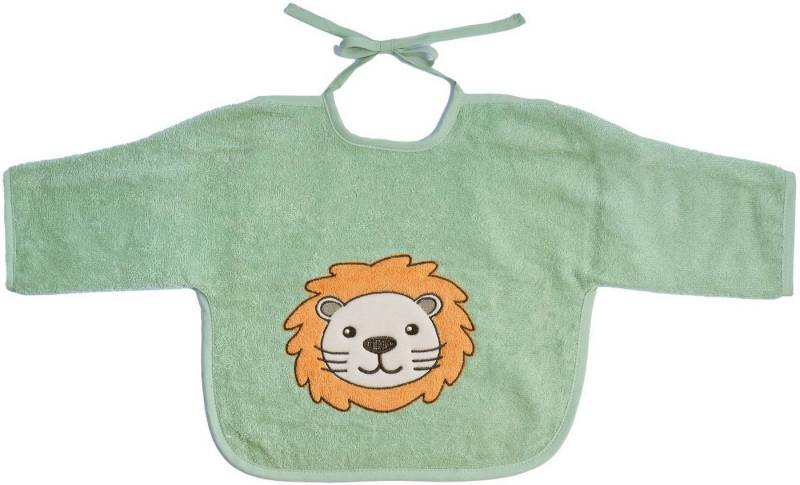 Wörner Lätzchen Löwe helloliv Ärmellätzchen, (1-St), mit Ärmeln, maschinenwaschbar, trocknergeeignet von Wörner