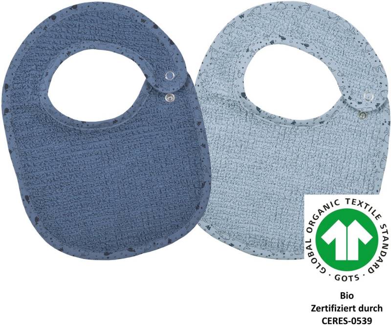Wörner Lätzchen at home Druckknopflatz 22x29 cm 2er Set, (2-St) von Wörner
