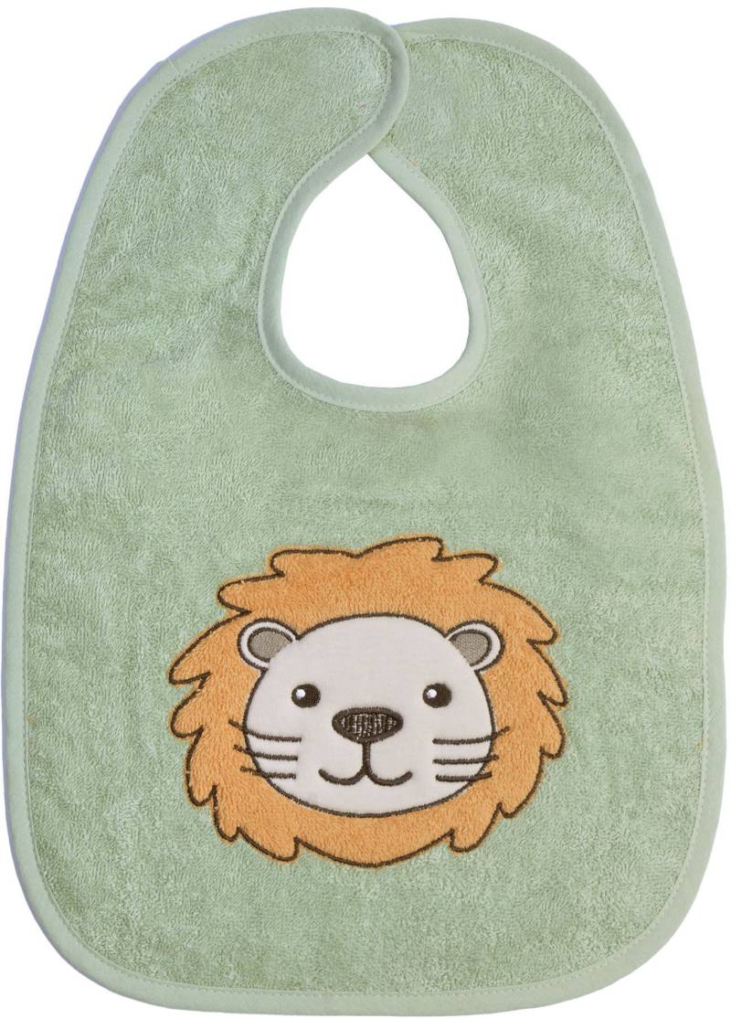 Wörner Lätzchen "löwe helloliv Klettlatz" 1 Stk. tlg. mit Klettverschluss, maschinenwaschbar, trocknergeeignet von Wörner