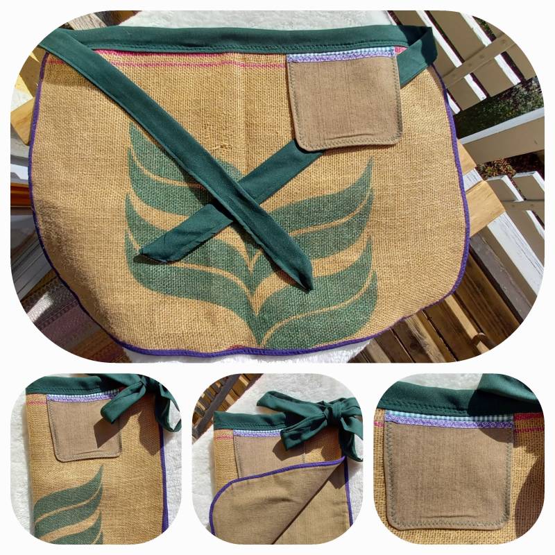 Schürze Kochschürze Aus Kaffeesäcken; Jute.ein Absoluter Hingucker Und Nachhaltig Noch Dazu von Wohlfuehlklamotte