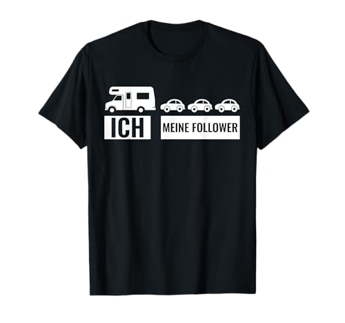 Wohnwagen Ich Und Autos Meine Follower Lustig Reisen Herren T-Shirt Wohnwagen Ich Und Autos Meine Follower Lustig Reisen Herren T-Shirt von Wohnmobil Adventure Humor für Reisende