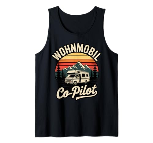 Wohnmobil Co-Pilot Camper Frauen oder Männer Camping Outfit Tank Top von Wohnmobil Camping Camper Urlaub Fan