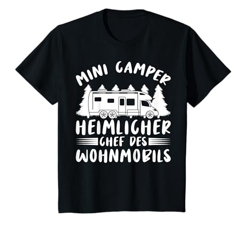 Kinder Wohnmobil Jungs Mini Camper Heimlicher Chef Des Wohnmobils T-Shirt Kinder Wohnmobil Jungs Mini Camper Heimlicher Chef Des Wohnmobils T-Shirt von Wohnmobil Camping Geschenke