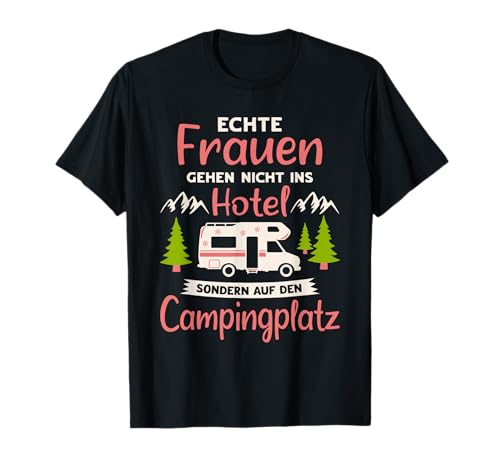 Wohnmobil Zubehör & Geschenke für Camper Echte Frauen Campingplatz Camper T-Shirt Schwarz Klein EU 38-40 Wohnmobil Zubehör & Geschenke für Camper Echte Frauen Campingplatz Camper T-Shirt Schwarz Klein EU 38-40 von Wohnmobil Zubehör & Geschenke für Camper