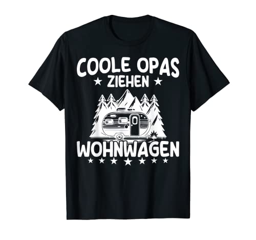 Herren Camper Camping Coole Opas Ziehen Wohnwagen Wohnmobil T-Shirt Herren Camper Camping Coole Opas Ziehen Wohnwagen Wohnmobil T-Shirt von Wohnwagen Vatertag Wohnwagen Bekleidung