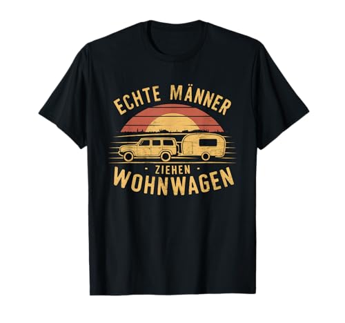 Wohnwagen Zubehör & Camping Geschenke für Camper - Echte Männer ziehen Wohnwagen - Camping T-Shirt Schwarz Unisex Erwachsene Klein Crew Neck Kurzarm Sommer Camping Wohnwagen Zubehör & Camping Geschenke für Camper - Echte Männer ziehen Wohnwagen - Camping T-Shirt Schwarz Unisex Erwachsene Klein Crew Neck Kurzarm Sommer Camping von Wohnwagen Zubehör & Camping Geschenke für Camper