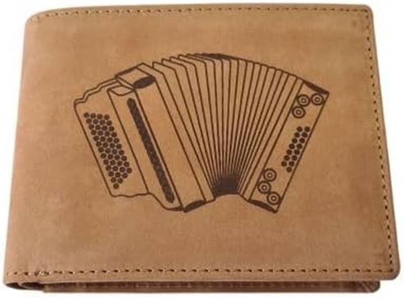WoidBua Geldbörse Leder Geldbeutel hellbraun Steirische Harmonika Rindsleder Vintage WoidBua Geldbörse Leder Geldbeutel hellbraun Steirische Harmonika Rindsleder Vintage von WoidBua