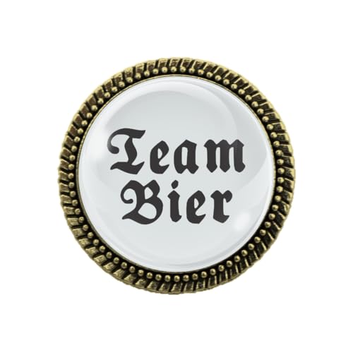 Gaudi-Brosche in Bronze "Team Bier" von Woidladinger Gaudi-Brosche in Bronze "Team Bier" von Woidladinger von Woidladinger
