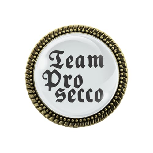 Gaudi-Brosche in Bronze "Team Prosecco" von Woidladinger Gaudi-Brosche in Bronze "Team Prosecco" von Woidladinger von Woidladinger