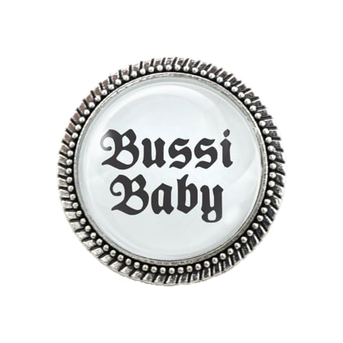 Gaudi-Brosche in Silber "Bussi Baby" von Woidladinger Gaudi-Brosche in Silber "Bussi Baby" von Woidladinger von Woidladinger