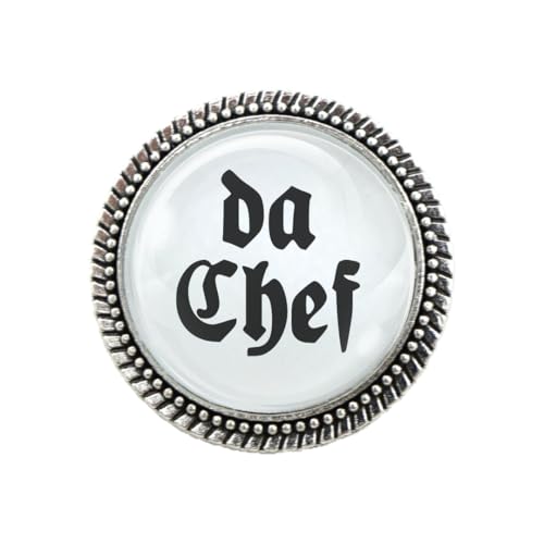 Gaudi-Brosche in Silber "da Chef" von Woidladinger Gaudi-Brosche in Silber "da Chef" von Woidladinger von Woidladinger