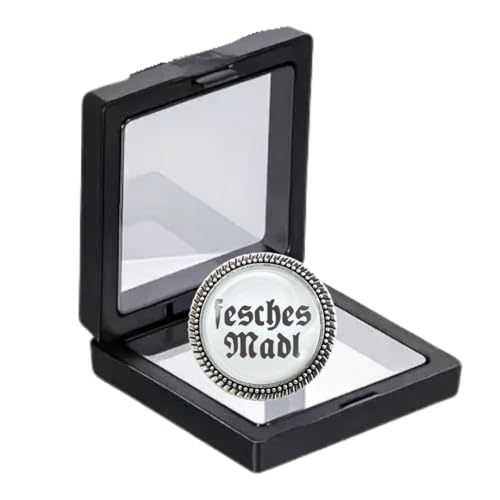 Gaudi-Brosche in Silber "fesches Madl" im Geschenk-Etui von Woidladinger Gaudi-Brosche in Silber "fesches Madl" im Geschenk-Etui von Woidladinger von Woidladinger