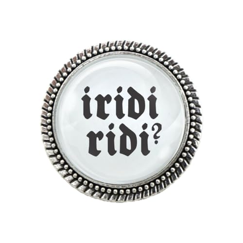 Gaudi-Brosche "iridiridi" von Woidladinger in Silber oder Bronze (Bronze mit Etui) von Woidladinger