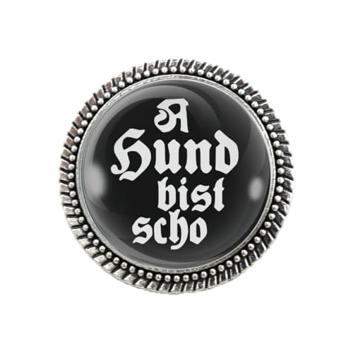 Pracht Gaudi Brosche "A Hund bist scho" schwarz Pracht Gaudi Brosche "A Hund bist scho" schwarz von Woidladinger