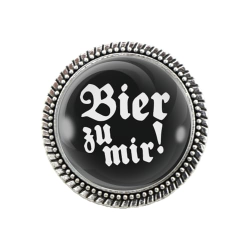 Pracht Gaudi Brosche "Bier zu mir" schwarz Pracht Gaudi Brosche "Bier zu mir" schwarz von Woidladinger
