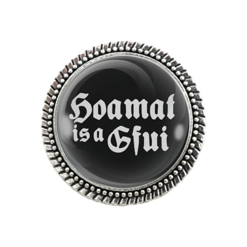 Pracht Gaudi Brosche "Hoamat is a Gfui" schwarz Pracht Gaudi Brosche "Hoamat is a Gfui" schwarz von Woidladinger