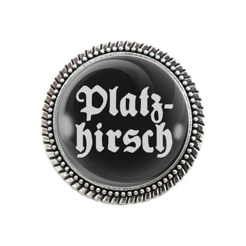 Pracht Gaudi Brosche "Platzhirsch" schwarz Pracht Gaudi Brosche "Platzhirsch" schwarz von Woidladinger