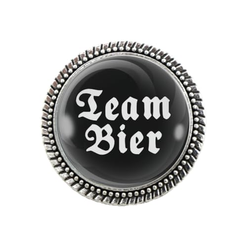 Pracht Gaudi Brosche "Team Bier" schwarz Pracht Gaudi Brosche "Team Bier" schwarz von Woidladinger