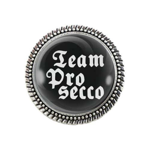 Pracht Gaudi Brosche "Team Prosecco" schwarz Pracht Gaudi Brosche "Team Prosecco" schwarz von Woidladinger