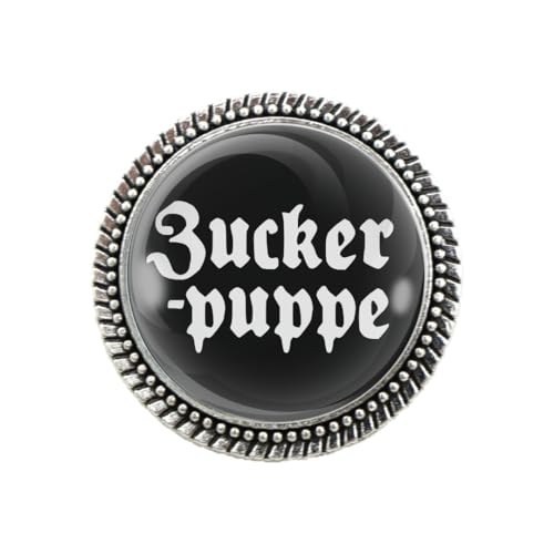 Pracht Gaudi Brosche "Zuckerpuppe" schwarz Pracht Gaudi Brosche "Zuckerpuppe" schwarz von Woidladinger