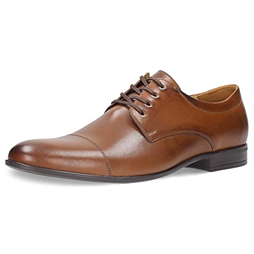 WOJAS Herren Lederschuhe – Klassische Schnürschuhe Business Glattleder Spitzenschuhe Ganzjahresschuhe – Braun, 9036-52, Gr. 41 von WOJAS