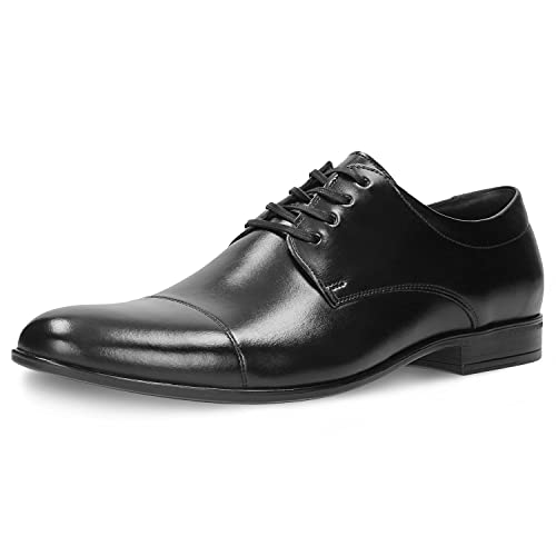 WOJAS Herren Lederschuhe – Klassische Schnürschuhe Business Glattleder Spitzenschuhe Ganzjahresschuhe – Schwarz, 9036-51, Gr. 42 von WOJAS