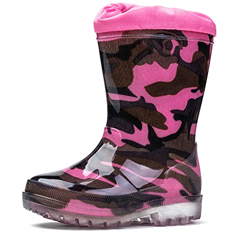 Wojtyłko Stylische Mädchen Gummistiefel - Wasserdicht & Strapazierfähig - Perfekter Begleiter für Regentage und Outdoor-Abenteuer! (eu_footwear_size_system, toddler, numeric, medium, numeric_23) von Wojtyłko