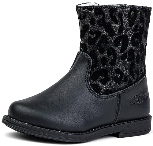 Wojtyłko Warme Ankle Boots Winterstiefel Hohe Stiefel Winter Boots Schneestiefel Snowboots mit rutschfester Sohle (EU Schuhgrößensystem, Jugendliche, Numerisch, M, 33) von Wojtyłko