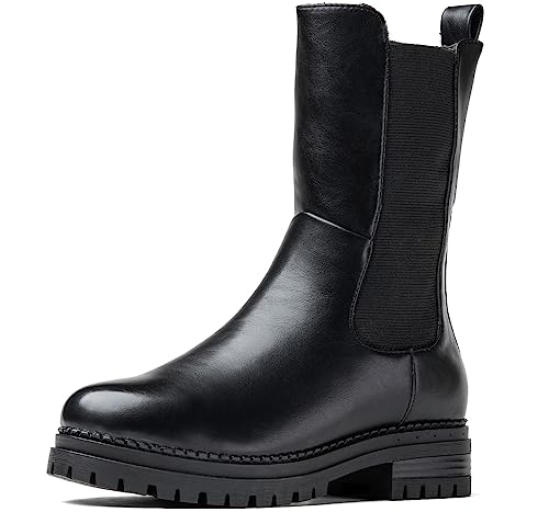 Wojtyłko Winterstiefel und Damen Stiefeletten mit Blockabsatz - Stilvolle Auswahl an Damenstiefeln und Chelsea Boots mit Plateausohle (eu_footwear_size_system, adult, numeric, medium, numeric_37) von Wojtyłko