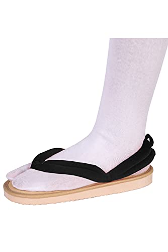 Wolancy Cosplay Clog Schuhe Anime Kostüm Umhang Schuhe Hausschuhe mit Socken, Schwarz, 8.5 von Wolancy