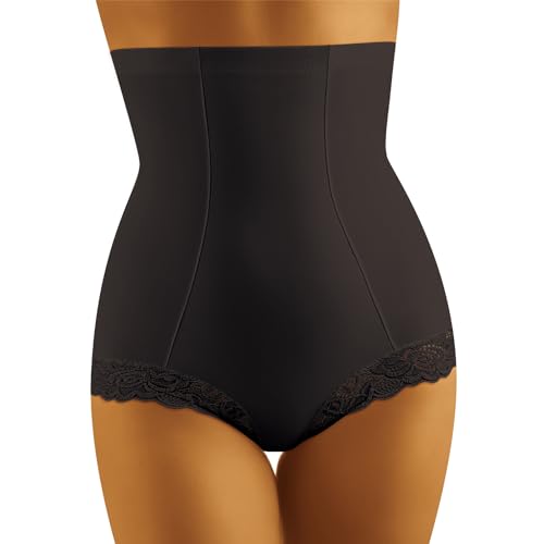 Wolbar Dame Slip Shapewear Hoher Bund Klassisch Figurformend Shaping-Effekt Elastisch WB36, Schwarz,XL Wolbar Dame Slip Shapewear Hoher Bund Klassisch Figurformend Shaping-Effekt Elastisch WB36, Schwarz,XL von Wolbar