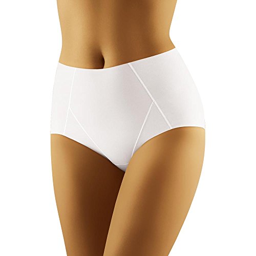 Wolbar Damen Figurformender Miederslip WB37, Weiß,XL von Wolbar