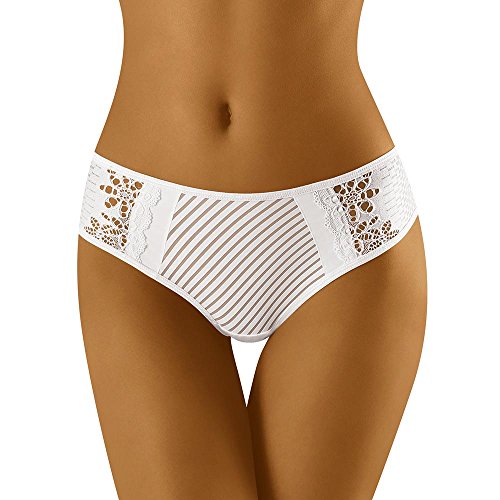 Wolbar Damen Hüft-String WB101, Weiß L von Wolbar