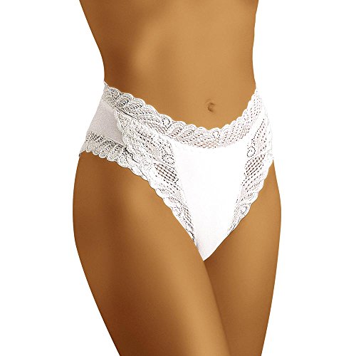 Wolbar Damen Maxi-Slip Mit Hoher Taille WB55, Weiß,M von Wolbar