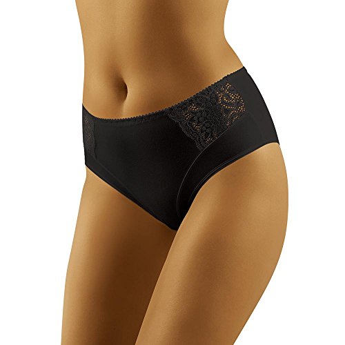 Wolbar Damen Maxi-Slip WB131, Schwarz,L von Wolbar