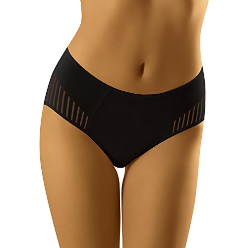 Wolbar Damen Maxi-Slip WB76, Schwarz,L von Wolbar