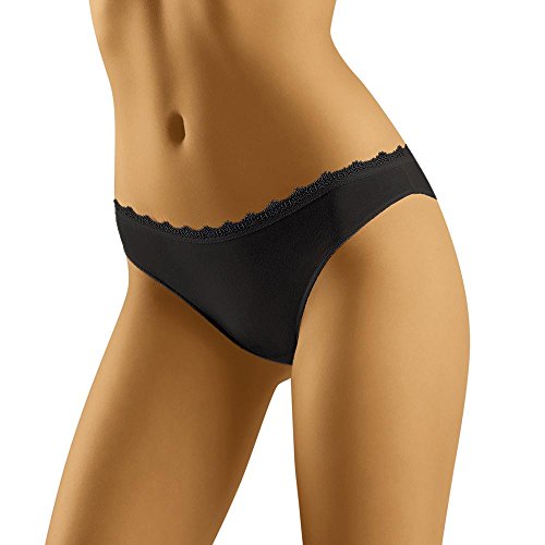 Wolbar Damen Mini-Slip WB155, Schwarz,L von Wolbar