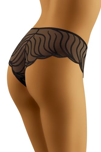 Wolbar Damen Shorts Stickerei Bund Unterwäsche Unterhose Bequem Elegant WB472, Schwarz,L Wolbar Damen Shorts Stickerei Bund Unterwäsche Unterhose Bequem Elegant WB472, Schwarz,L von Wolbar